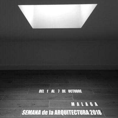 18|CARTEL SEMANA ARQUITECTURA 2018 MALAGA